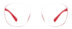 Square Glasses 2026218 in Cherry
