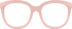 Square Glasses 2026219 in Flamingo