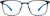 Front view of Square Glasses 2026316 in Navy thumbnail