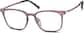 Angle view of Square Glasses 2026317 in Purple thumbnail