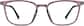 Front view of Square Glasses 2026317 in Purple thumbnail