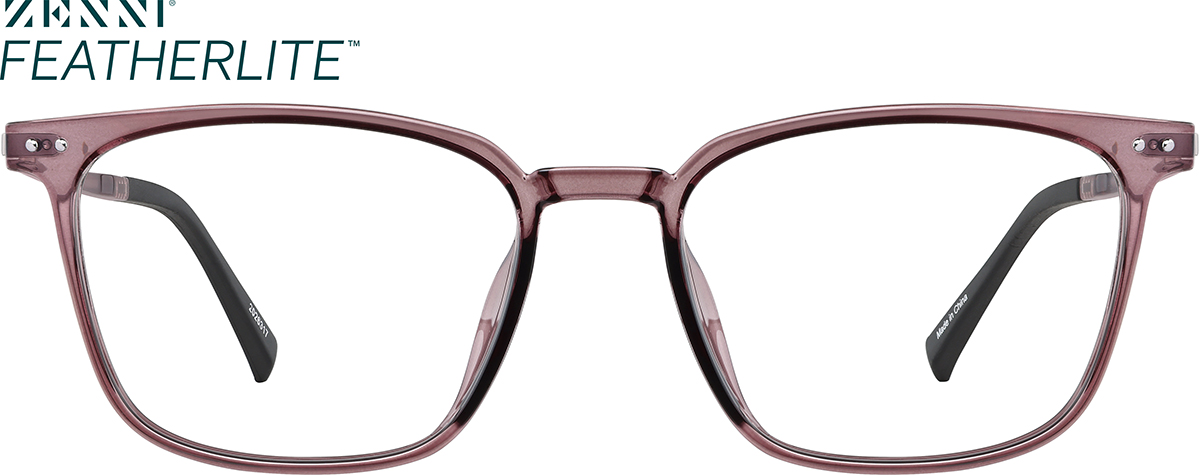 Purple Square Glasses