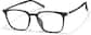 Angle view of Square Glasses 2026321 in Black thumbnail