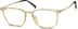 Square Glasses 2026322 in Yellow