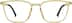 Square Glasses 2026322 in Yellow