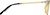 Side view of Square Glasses 2026322 in Yellow thumbnail