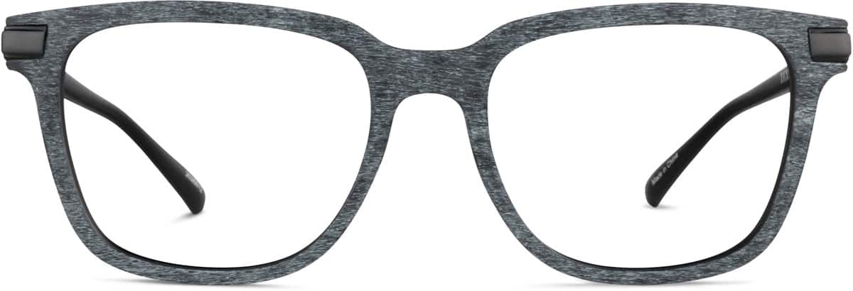 Front view of Square Glasses 2026612 in Ash