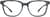 Front view of Square Glasses 2026612 in Ash thumbnail