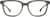 Front view of Square Glasses 2026615 in Oak thumbnail