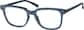 Angle view of Square Glasses 2026616 in Slate thumbnail