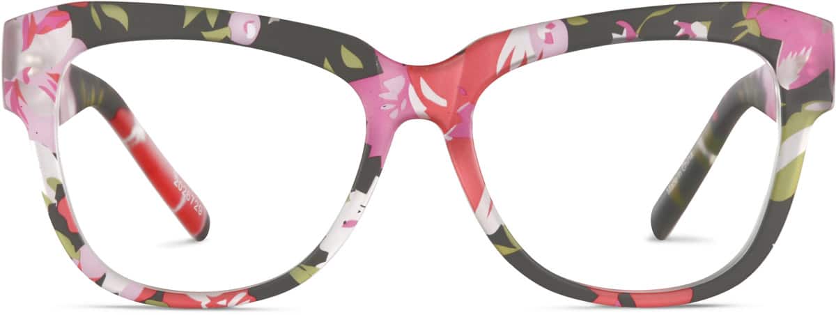 Floral Cat-Eye Glasses #2018723 | Zenni Optical Canada