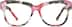 Square Glasses 2026729 in Pink