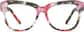 Front view of Square Glasses 2026729 in Pink thumbnail