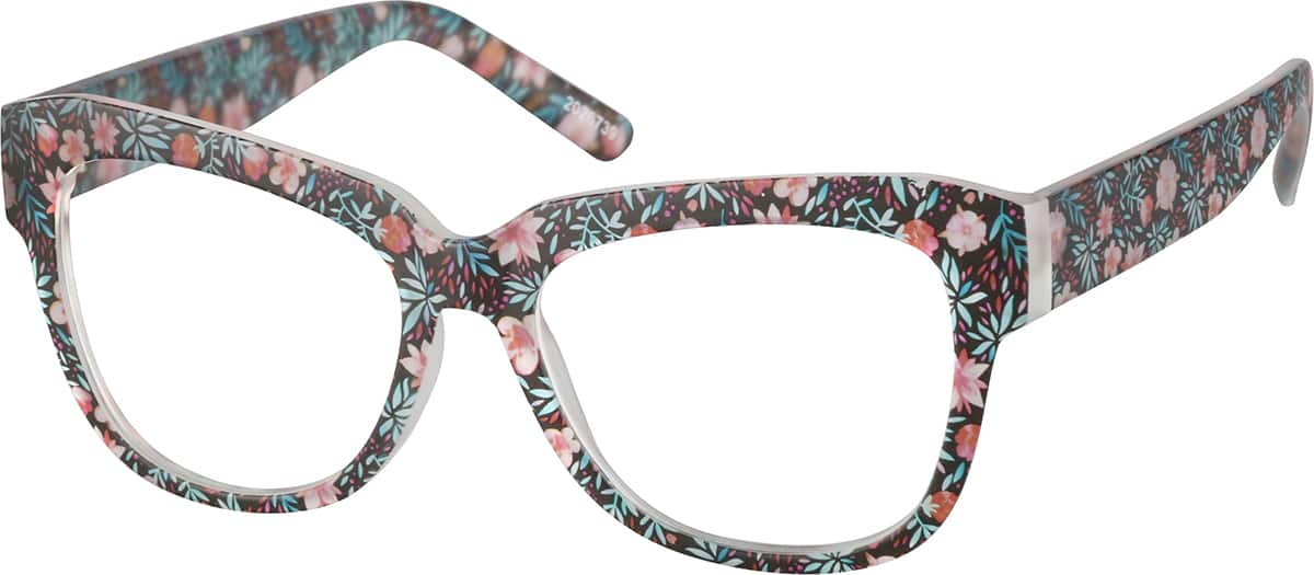 Floral store eyeglass frames