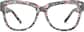 Front view of Square Glasses 2026739 in Black thumbnail