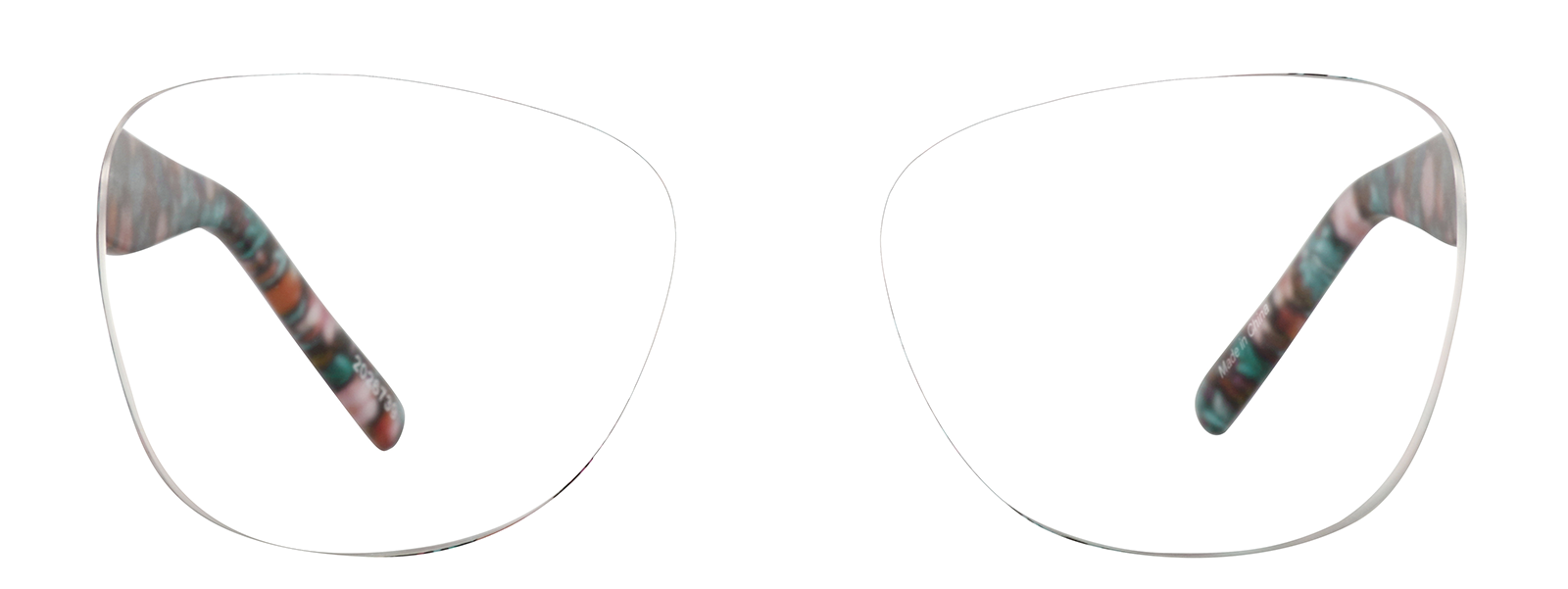 Pink Square Glasses #2026729 | Zenni Optical