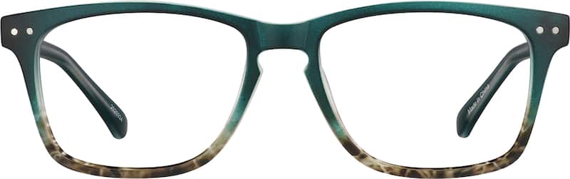Sea Glass Rectangle Glasses