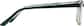 Side view of Rectangle Glasses 2026924 in Sea Glass thumbnail