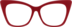 Cat-Eye Glasses 2027018 in Red