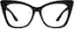 Front view of Cat-Eye Glasses 2027021 in Black thumbnail
