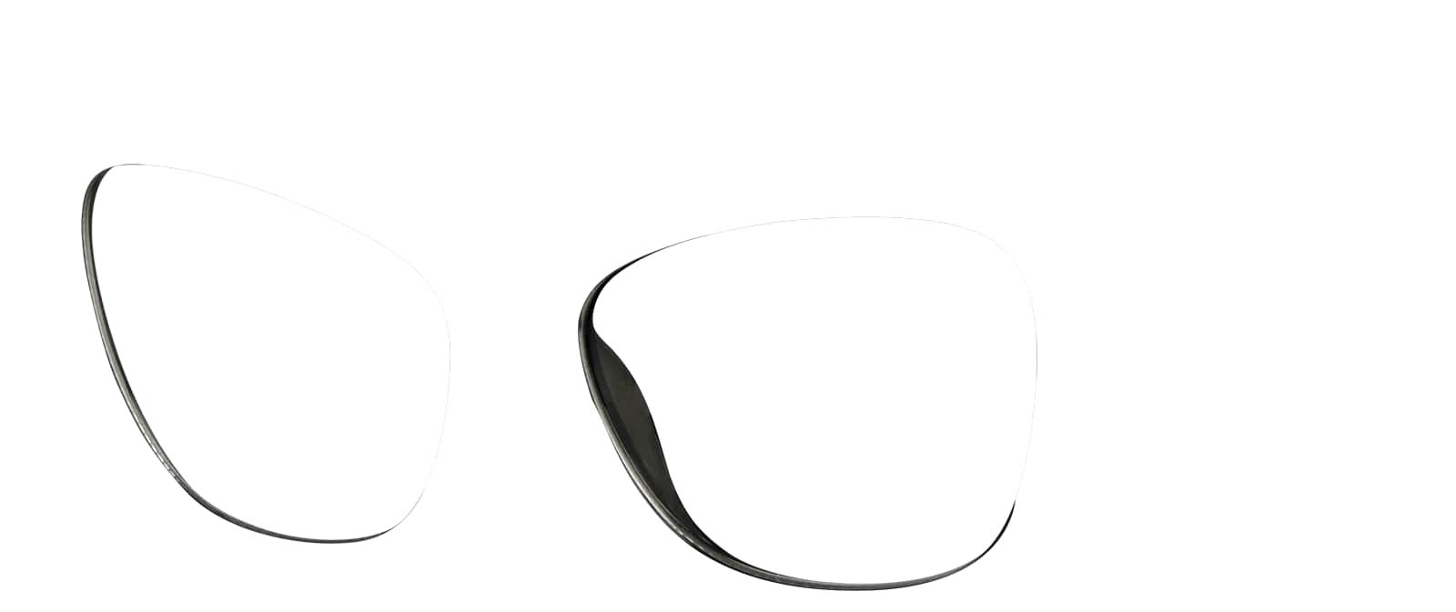 Angle view of Cat-Eye Glasses 2027021 in Black