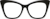 Front view of Cat-Eye Glasses 2027021 in Black thumbnail