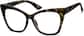 Angle view of Cat-Eye Glasses 2027025 in Tortoiseshell thumbnail