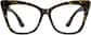 Front view of Cat-Eye Glasses 2027025 in Tortoiseshell thumbnail