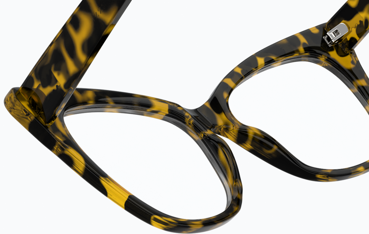 See-through view of Cat-Eye Glasses 2027025 in Tortoiseshell thumbnail