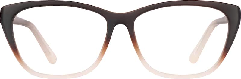Mocha Rectangle Glasses