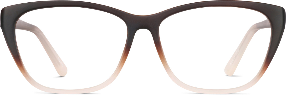 Mocha Rectangle Glasses