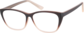 Angle view of Rectangle Glasses 2027115 in Mocha thumbnail