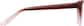 Side view of Rectangle Glasses 2027118 in Raspberry thumbnail