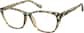 Angle view of Rectangle Glasses 2027125 in Tortoiseshell thumbnail