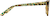 Side view of Rectangle Glasses 2027125 in Tortoiseshell thumbnail