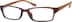 Rectangle Glasses 202715 in Brown