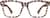 Front view of Square Glasses 2027215 in Brown thumbnail