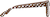 Side view of Square Glasses 2027215 in Brown thumbnail