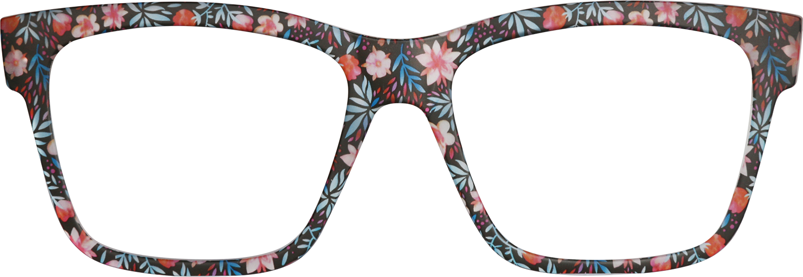 Floral Square Glasses #2027229 | Zenni Optical