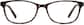 Front view of Oval Glasses 2027315 in Brown thumbnail
