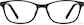 Front view of Oval Glasses 2027321 in Black thumbnail