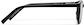 Side view of Oval Glasses 2027321 in Black thumbnail