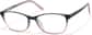 Angle view of Lunettes ovales 2027324 in Gris thumbnail