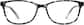 Front view of Oval Glasses 2027331 in Black thumbnail