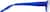 Side view of Rectangle Glasses 2027416 in Blue thumbnail