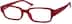Rectangle Glasses 2027418 in Red