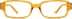 Rectangle Glasses 2027422 in Orange