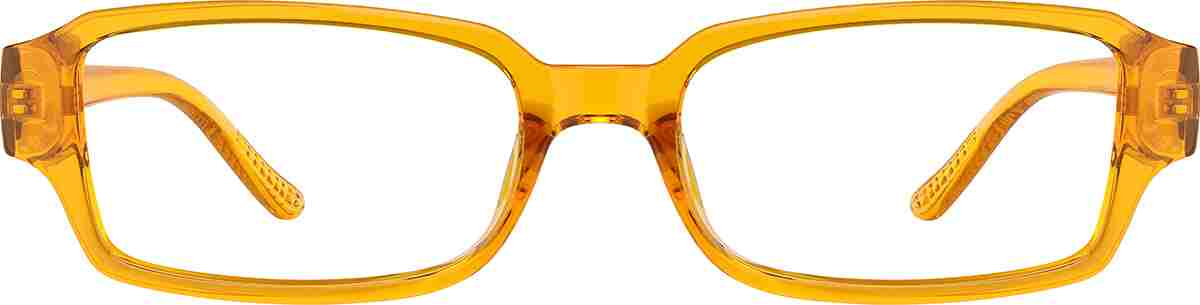 Orange Rectangle Glasses