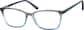 Angle view of Rectangle Glasses 2027616 in Deep Sea thumbnail
