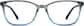 Front view of Rectangle Glasses 2027616 in Deep Sea thumbnail